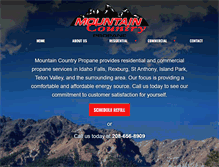 Tablet Screenshot of mtncountry.com